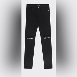 R+A BRYANT SKINNY JEAN | BLACK REST IN PEACE
